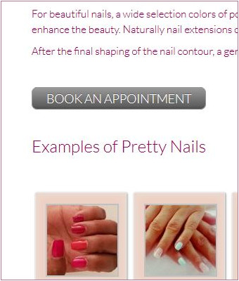 Booking manicure